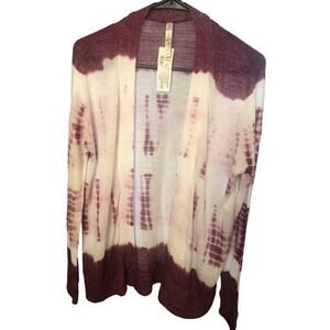 Aeropostale Colorful Long Sleeve Open Cardigan Tunic Sweater Size Small NWT